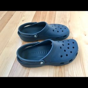 Navy Crocs